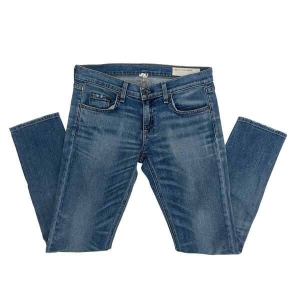 Rag & Bone Tomboy Jeans in West Village Womens 26 Blue Denim - Picture 1 of 7